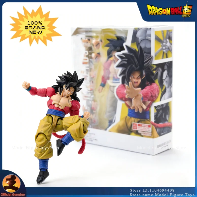 

Brand New in Stock Dragon Ball Z SHF GT Son Goku Super Saiyan 4 Legendary Action Movable Anime Kakarotto Figure Model Toy Gift