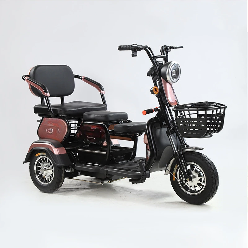 2 seat three wheel motor tricycle adult electric bicycle electric tricycles with child seat