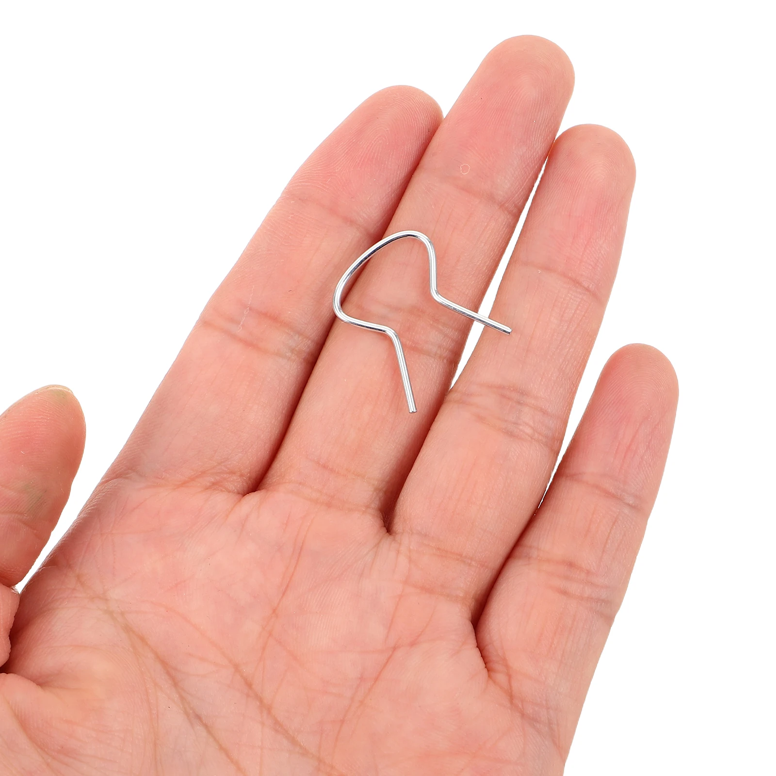 

100pcs Car Door Window Regulator Steel Wire Clips Glass Panel Retaining Clips Handle Crank Retainer Compatible Metal Clip Set