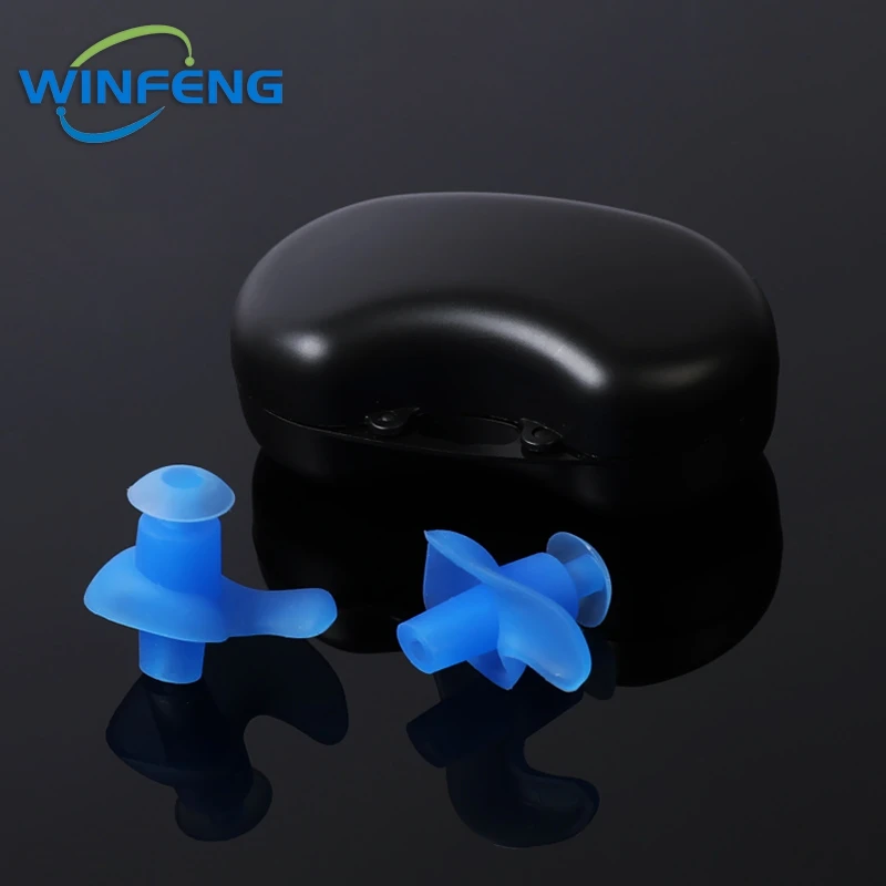 Waterproof Silicone Earplugs Sound Insulation Ear Protection Dust-Proof Earplugs Diving Water Sport Swimming Accessories