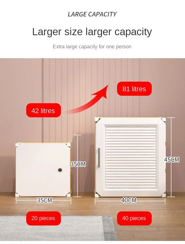 Simplicity Household Dustproof Clothes Cabinets for Plastic Assemble Storage Rack Foldable Multilayer Wardrobe Furniture New