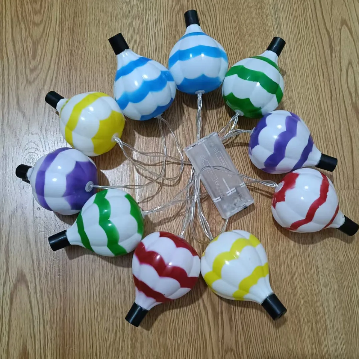 

Nice Hot Air Balloon Lighting Strings Home Courtyard Decoration Party Props Lights