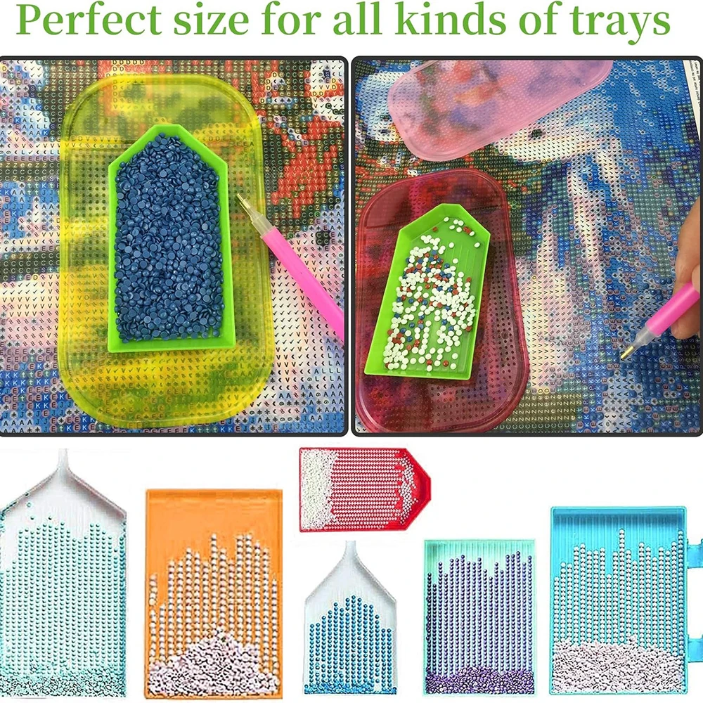 6 Diamond Painting Anti-Slip Tools Sticky Gel Pad Non-Slip Universal Mount Holder for 5D Diamond Embroidery Tools Accessories