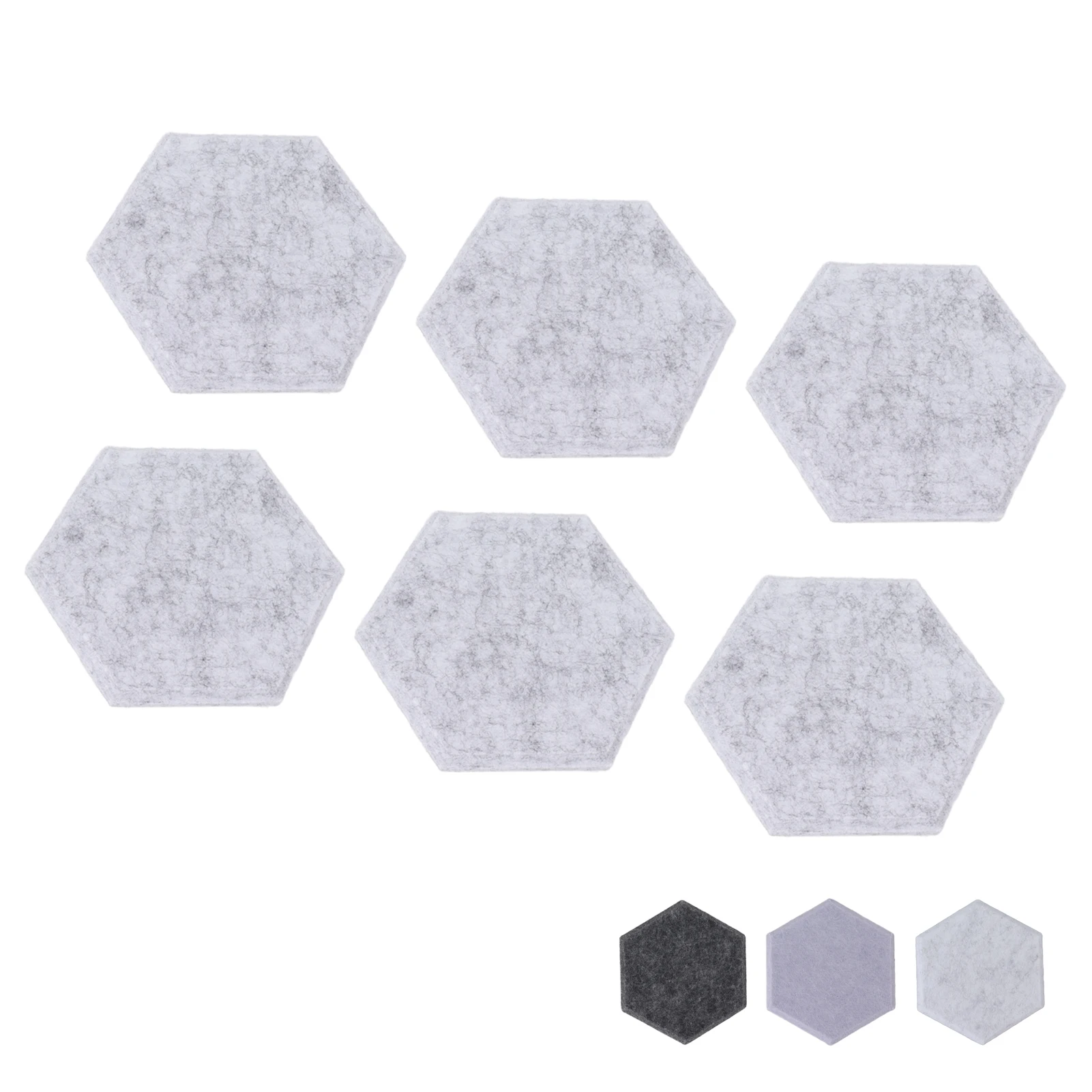 

Acoustic Panels Sound Dampening Panels Beveled Hexagon Polyester Easy To Install High Density for Studio