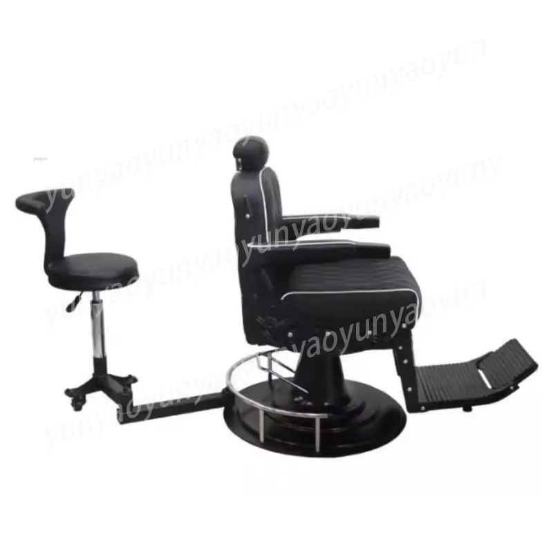 For Adjustable Barber Stool Rotating Barber Chair with Wheels Salon Technician Chair Beauty Swivel Chair