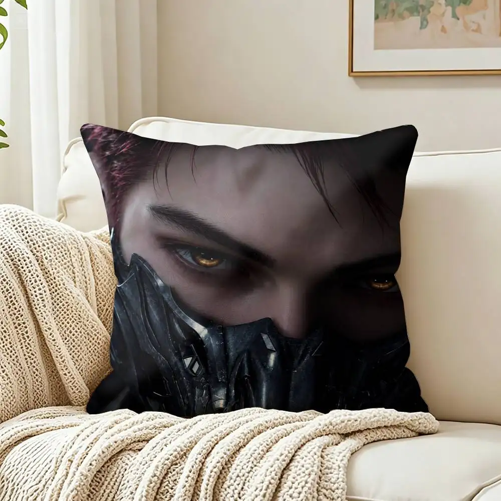 Love and Deepspace V-Valko wolf Custom Double Sided Print Square Pillow Cushion Cover 5