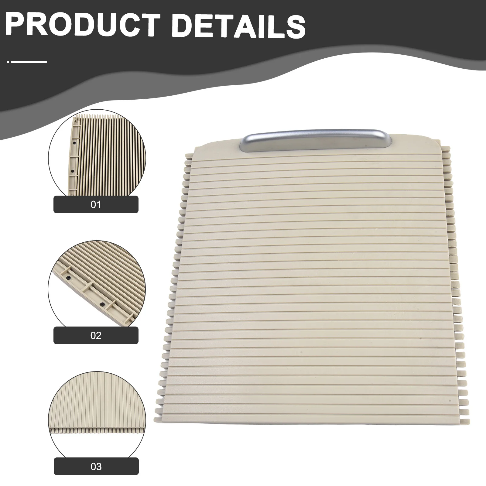 1 X 39870905 Center Console Cover Slide Roller Blind Cover Cup Holder Direct For Volvo For S80 For V70 For XC70 Replace