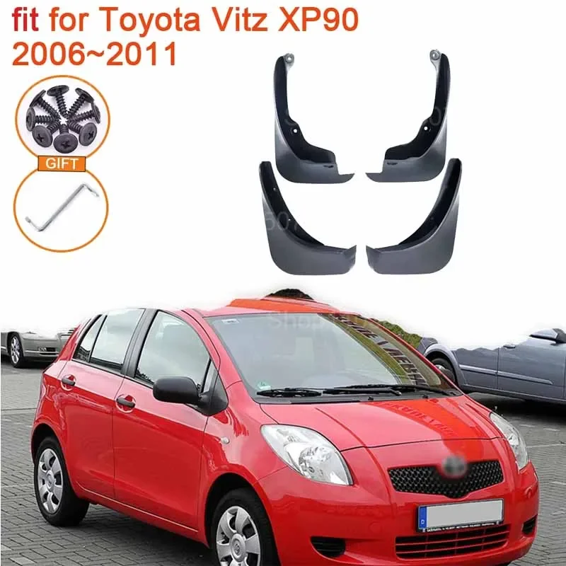 

For Toyota Yaris Hatchback Vitz XP90 90 2006 2007 2008 2009 2010 2011 Accessories Mud Flaps Mudguards Fender Splash Guards Flap