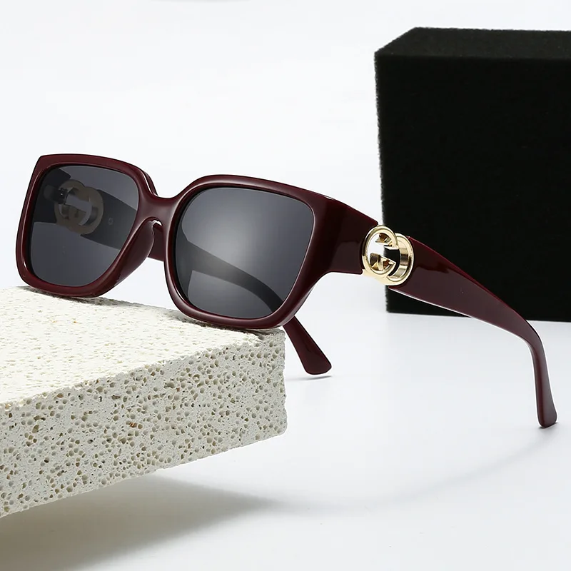 

Designer Oversized Square Sunglasses - UV400 Korean Fashion Shades for Street Style Photoshoot (Unisex Retro Big Frame Sun Mask)