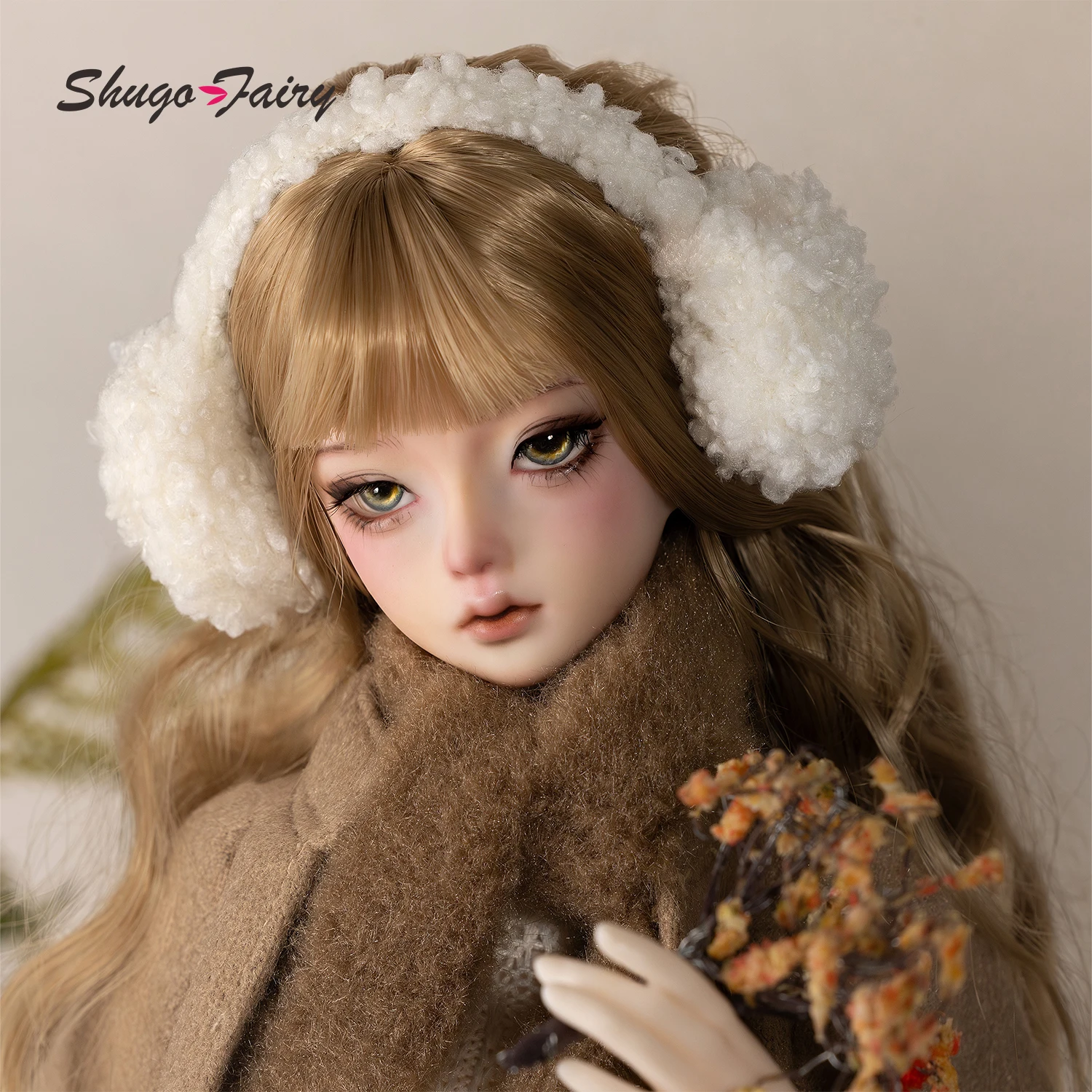 

Rosalind C 1/4 BJD Full Set Maillard Winter Maiden Articulated Charming Resin Ball-Jointed Doll for Art Photography ShugaFairy