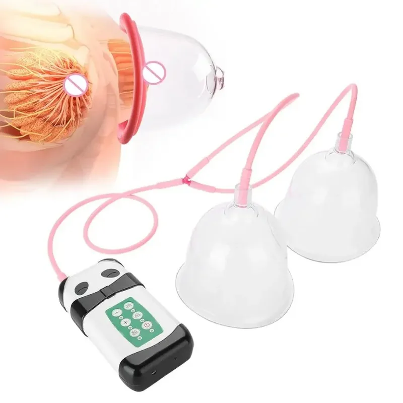 USB Electric Vacuum Breast Enhancement Machines Prevent Breast Deformation Sagging Shaped Bodys Chest Massager Doubles Cups New