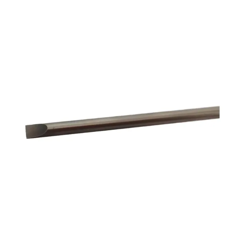 Industrial Grade Non-Magnetic Titanium Slotted Screwdriver 8*100mm