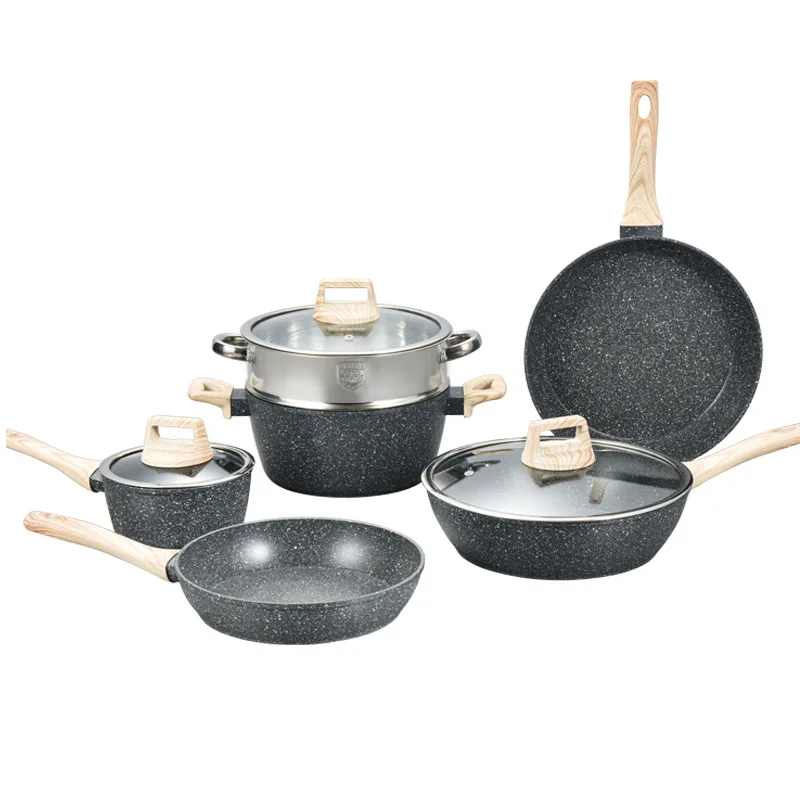 

Household Pot Cooking Stew Frying Set Pan Universal Non-stick Pan Utensils