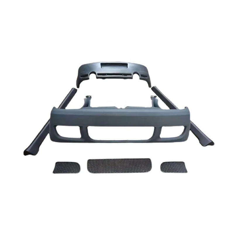 

R32 Style Car Bumper Kits Front Bumper Rear Bumper Side Skirts for Volkswagen VW Golf 4 MK4 2004-2008 Exterior Bodykit Assembly