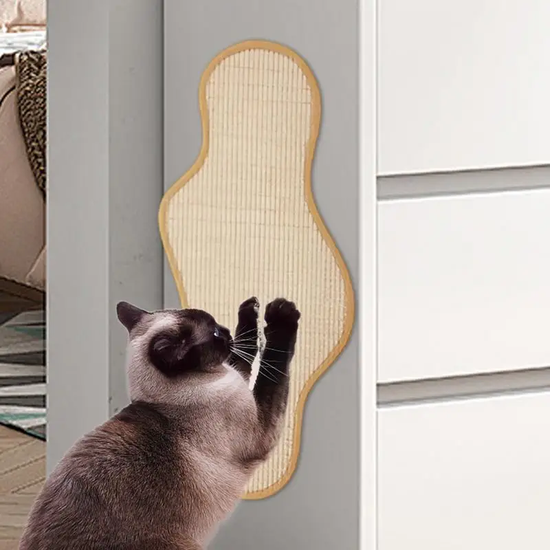 Wall Cat Scratcher Cat Couch Protector Easy Use Exercise Cat Muscles Relieves Stress Protects Furniture Keep Cats Entertained