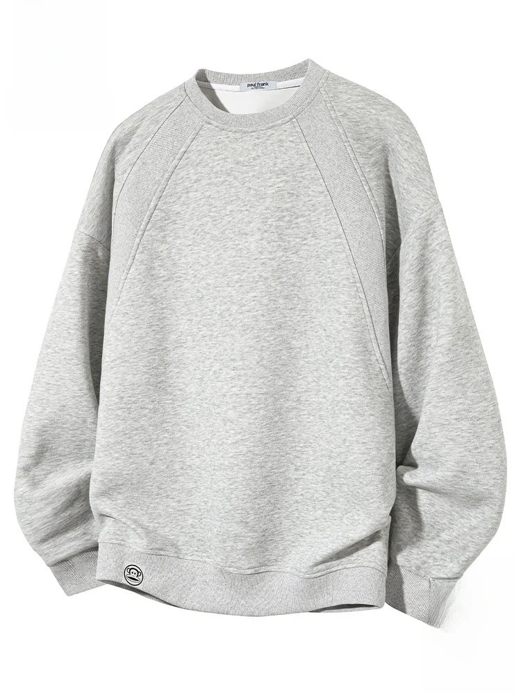 

Мужской свитшот PaulFrank свободного кроя с круглым вырезом, повседневный, удобный, из смесового хлопка, с длинными рукавами, осенний топ, модная уличная одежда