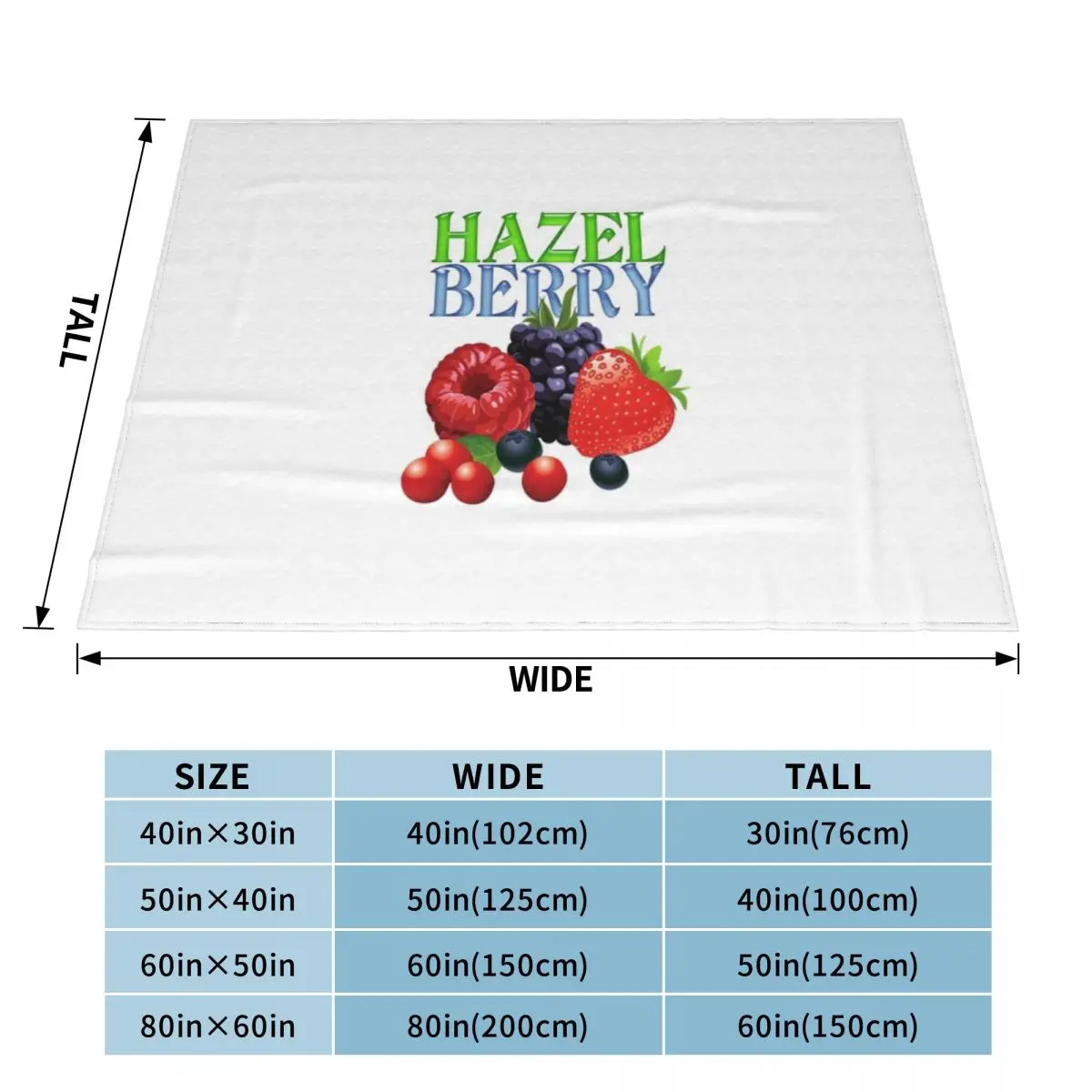 Hazel Berry Throw Blanket Blanket Sofa halloween blanket