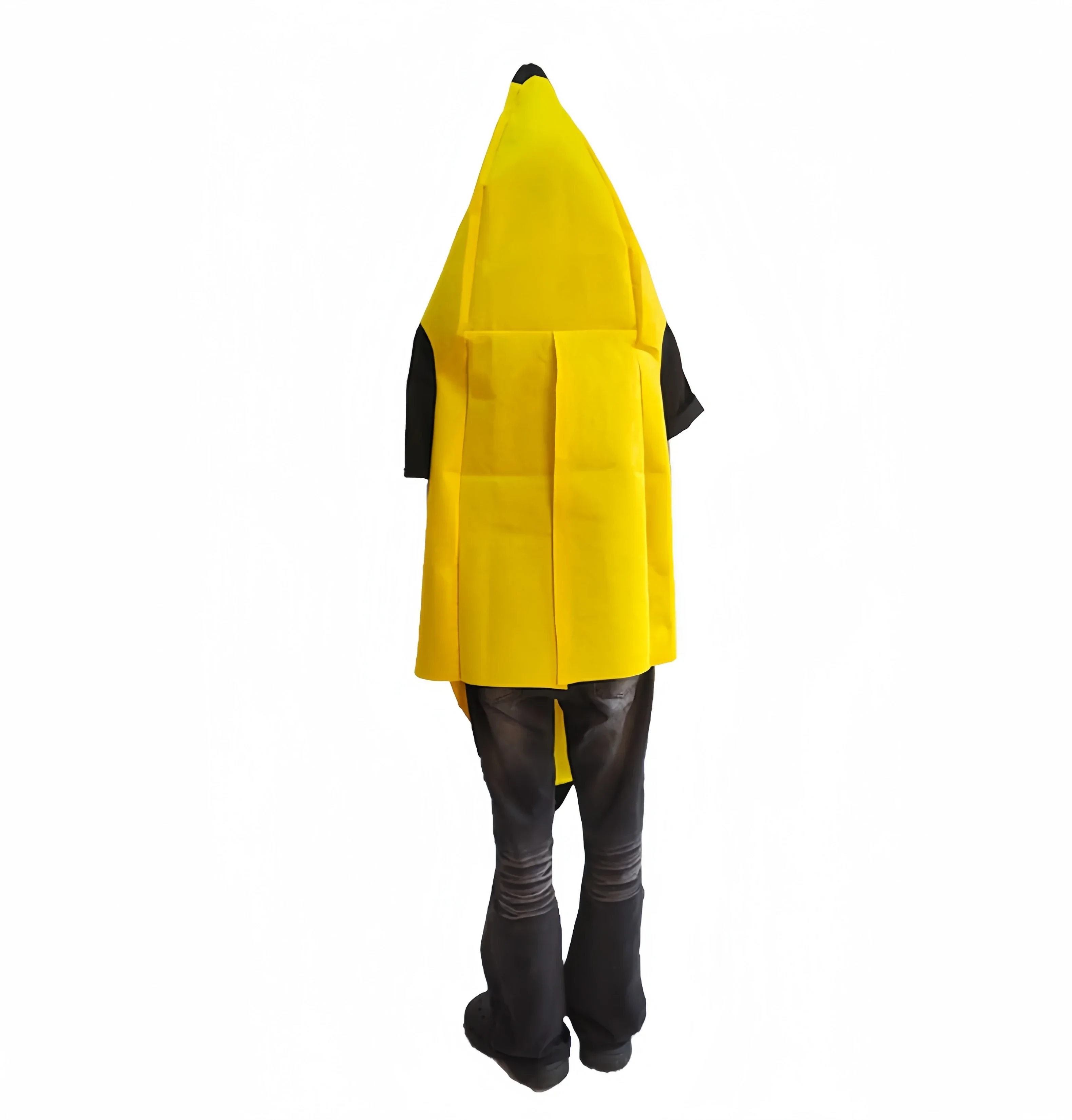 Adult Kids Unisex Funny Big Banana Cosplay Costume Suit Yellow Jumpsuit Halloween Fruit Fancy Party Festival Dance Dress Costume view 5