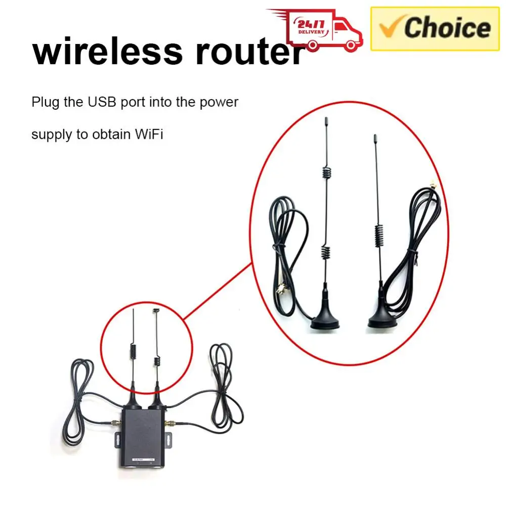 

H927 4G Router Industrial Grade 4G LTE SIM Card Router 150Mbps with External Antenna Support 16 WiFi Users for Outdoor