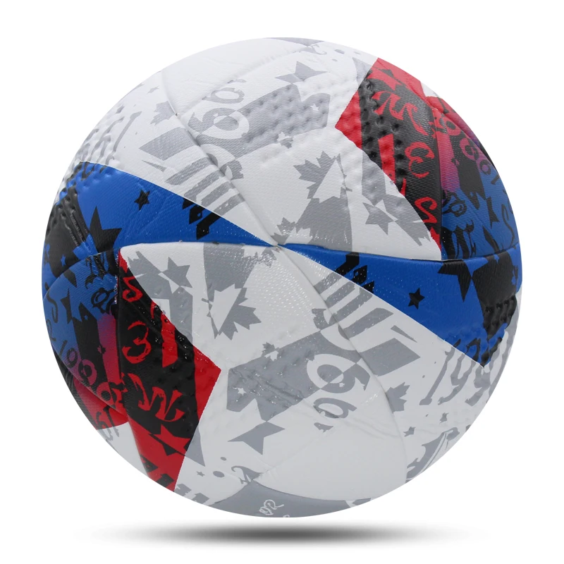 Palloni da calcio Formato professionale 5 PU Senza cuciture Resistente all'usura Allenamento Calcio Uomo Sport all'aria aperta Lega Pallone da calcio