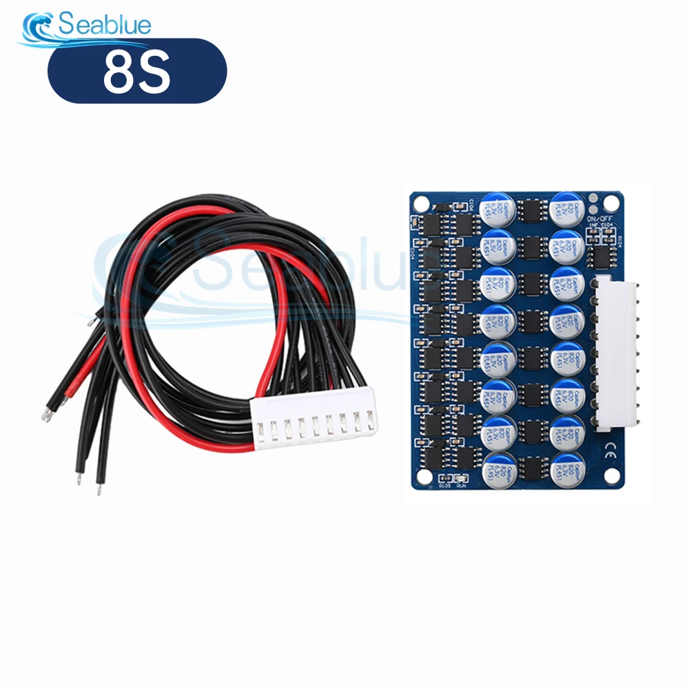 3A Balance Li-ion Lifepo4 LTO Bateria litowa Aktywny korektor Balancer Board Kondensator 4S 6S 8S BMS Samochód elektryczny Pamięć energii