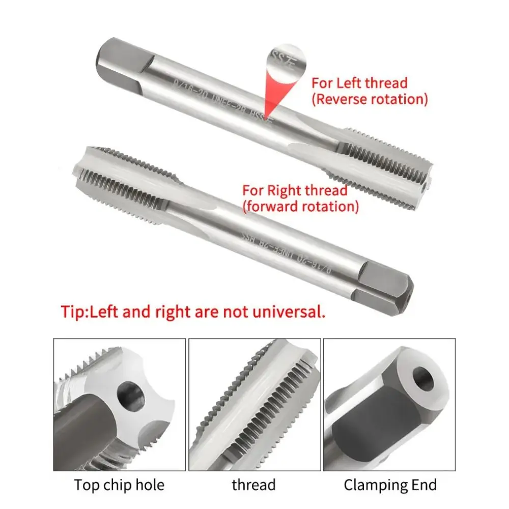 Bike Crank Pedal Thread Tap High Speed Steel Left Right Hand Thread Repair Drill Bits MTB Road Crankset Wire Tap Tools