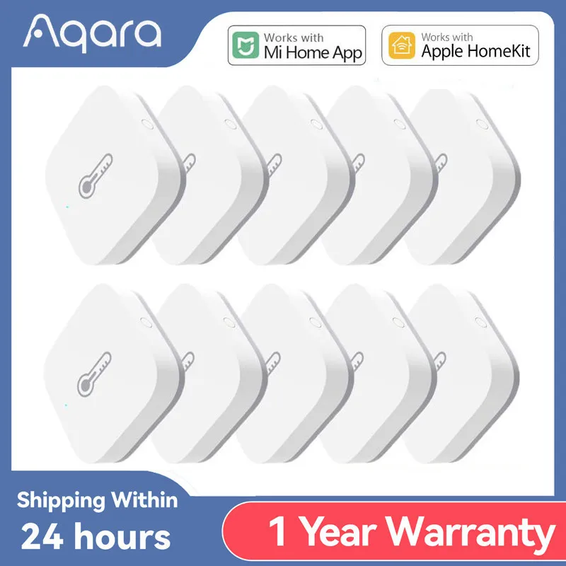 Aqara Temperature Sensor Smart Air Pressure Humidity Environment Sensor Smart Control Zigbee Connection For Xiaomi APP Mi home