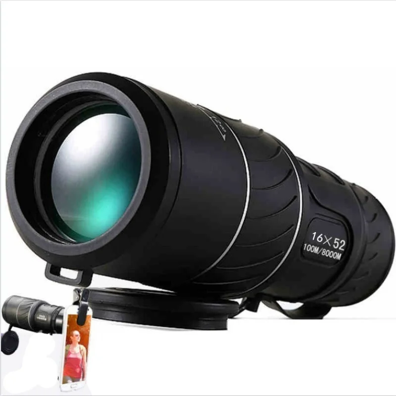 16 x 52 Dual Focus Monocular Telescope Zoom Optic Lens Binoculars Spotting scope Coating Lenses Dual Focus Optic Lens day vision