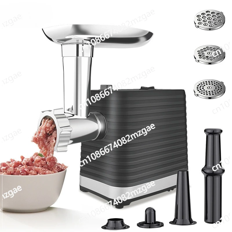 Household multifunctional automatic small stainless steel mincing machine enema