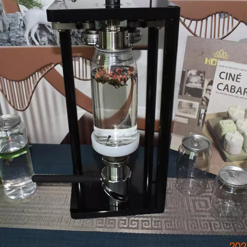Coffee Tea Can Sealer Machine Manual Operation Plastic Aluminum Closing Machine 55mm Aluminum Cans Sealing Machine