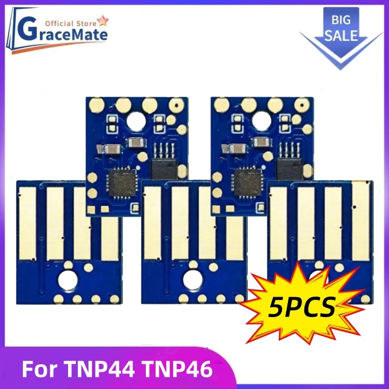 GraceMate 5PCS TNP44 TNP46 Toner Chip for Konica Minolta bizhub 4050 4070 4750 TNP 44 46 Printer Cartridge Reset Chips