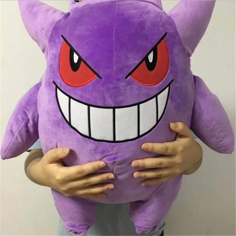 55cm Big Size Pokemon Mega Gengar Soft Stuffed Toy Cartoon Anime Plush Dolls for Children Kids Christmas Gifts