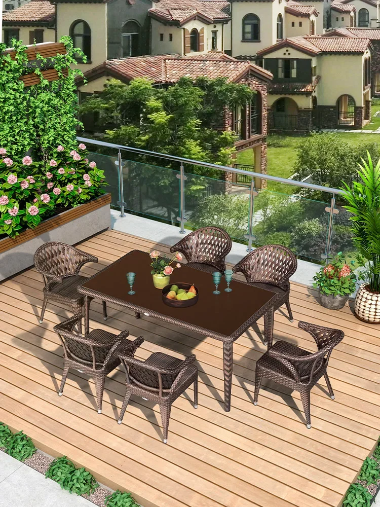 

Outdoor Leisure Table and Chair Set Nordic Garden Outdoor Chair