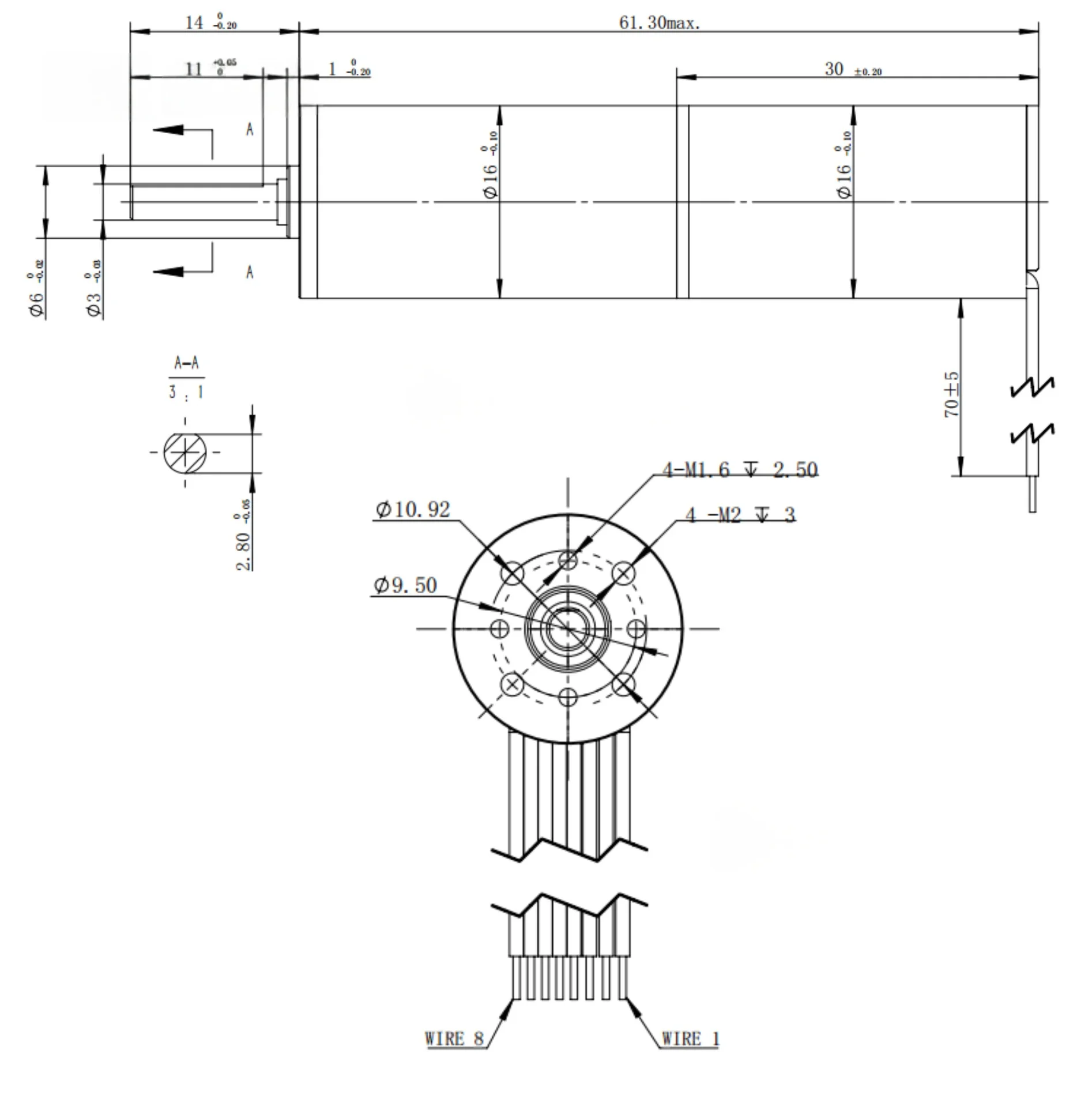 Motor Coreless Berkualitas Tinggi Faradyi 45000rpm 12V-24V 16MM Motor Gear Mikro Planetary Tanpa Sikat untuk Drone Mainan