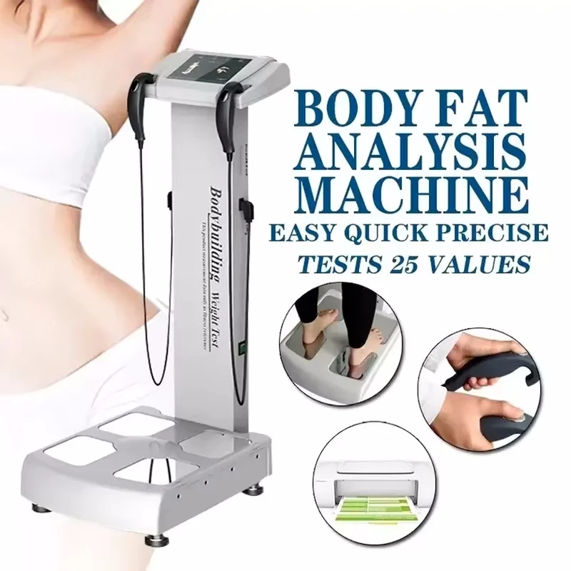 Fast Test Human-Body Composition Analyzer Obesity Diagnosis Weight  Measurement High Accuracy Analysis Machine with Printer