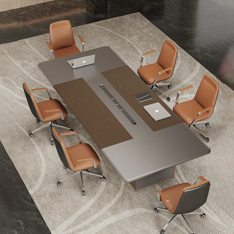 

#Modern High End Luxury Office Meeting Room Smart Long CEO Boardroom Desk Executive Conference School Home Office