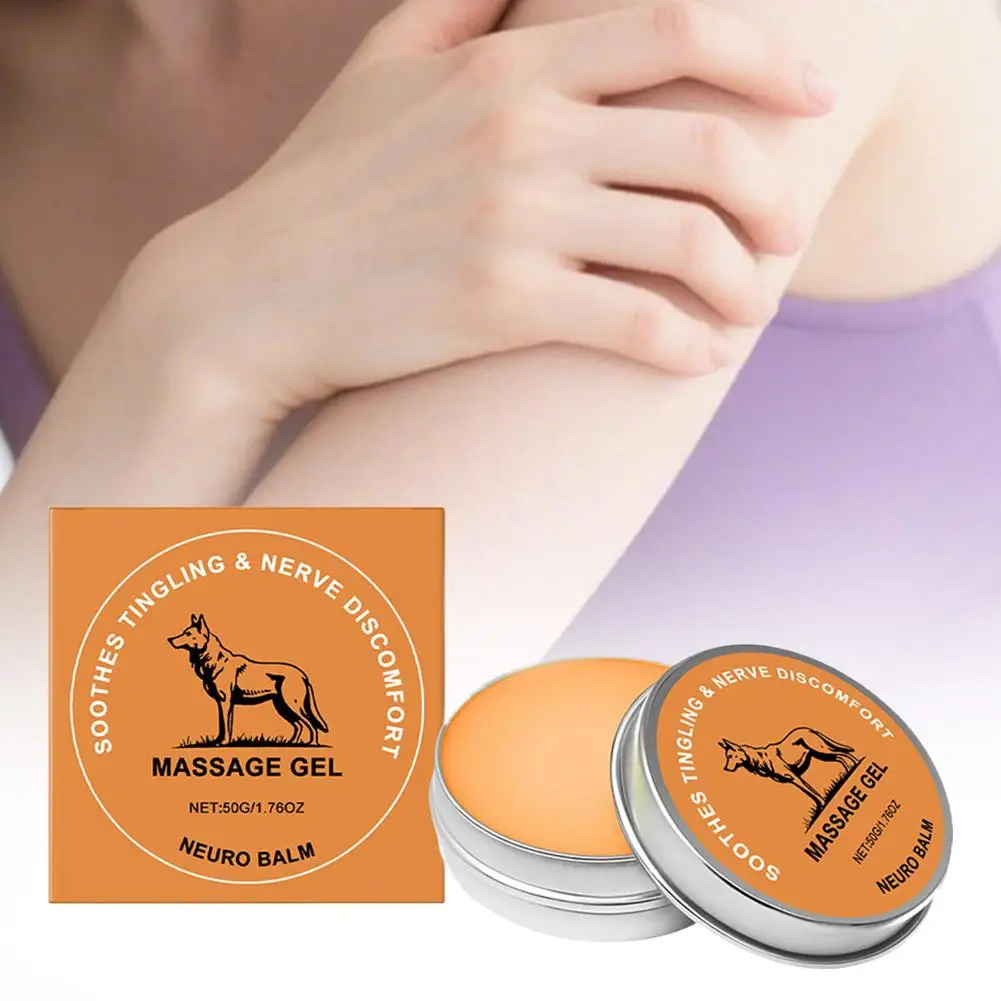 Gelenkpflegebalsam, kühlende Linderung, beruhigend bei Nerven- und Muskelbeschwerden, tägliche äußere Anwendung, Absorptions-Massagecreme, 50 g – Detail 3