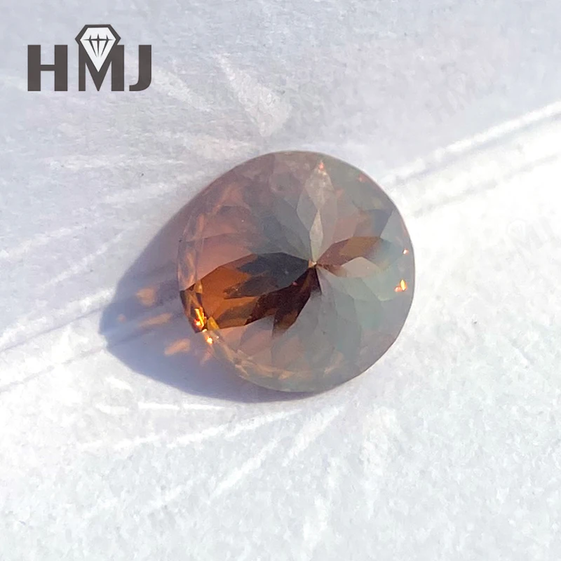 Moissanit-Diamant, mehrfarbig, rund, 100 Facetten, mit GRA-Zertifikat, DIY-Ring, Halskette, Ohrringe für die Schmuckherstellung, Großhandel – Detail 31