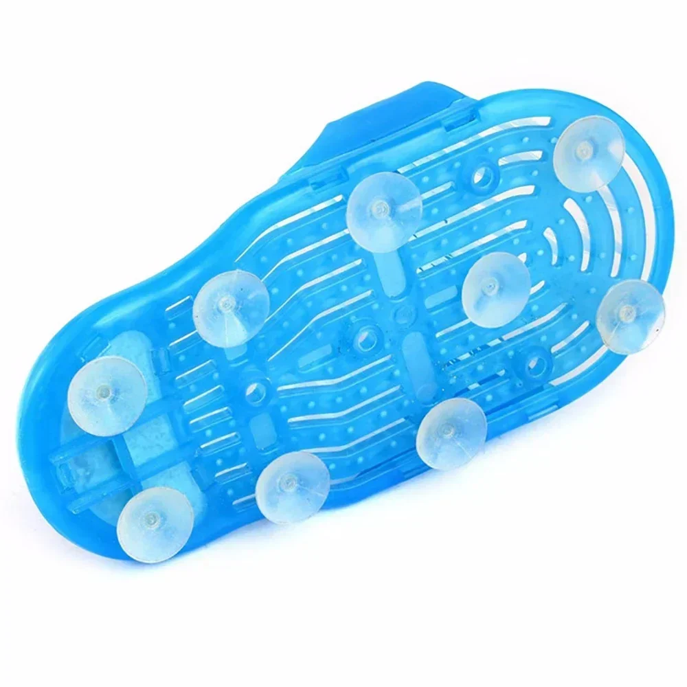 1Pc Shower Foot Scrubber Massager Bathroom Bath Foot Brushes Remove Dead Skin Cleaner Spa Exfoliating Washer Wash Slipper Tools