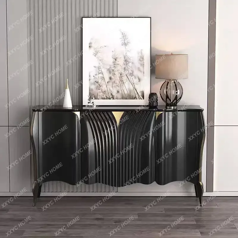 XX living room modern simple entry side cabinet Italian minimalist entrance cabinet