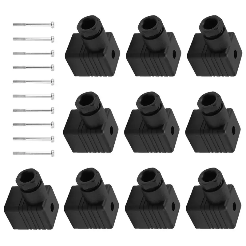 din-43650-form-a-connector-for-solenoid-valve-for-hirschmann-for-hydraulic-pneumatic-field-mounting