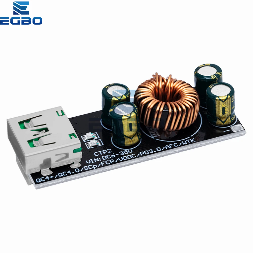 1~10PCS QC4.0 QC3.0 USB Type-C Mobile Phone Quick Charge Adapter 6 -35V Step Down Buck Boost SCP FCP PD Qualcomm SW3516 SW3518