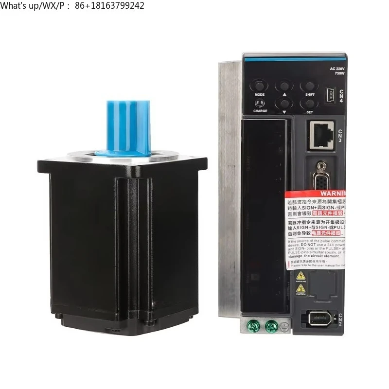 

Waterproof 1000w 130mm Flange and 3000rpm AC Servo Motor and Driver Kit 3.18N.m 220v 50hz for Marine Applications