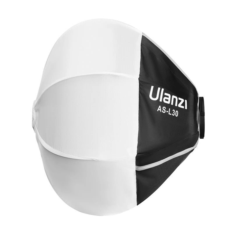 Ulanzi AS-L30 30cm Mini Bowens Mount Latarnia Softbox Miękkie, wieczne światło Szybkie uwalnianie dla Ulanzi 40W LT028 60W LT005 Light