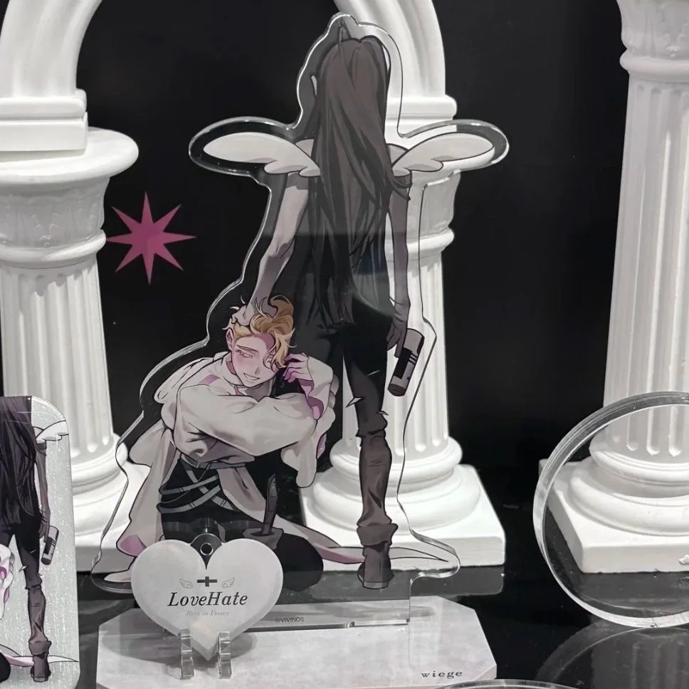 새로운 자체 제작 외계인 무대 창의적인 아크릴 스탠딩 플라크, 고급스러운 데스크탑 장식으로 친구에게 선물하기에 적합합니다.