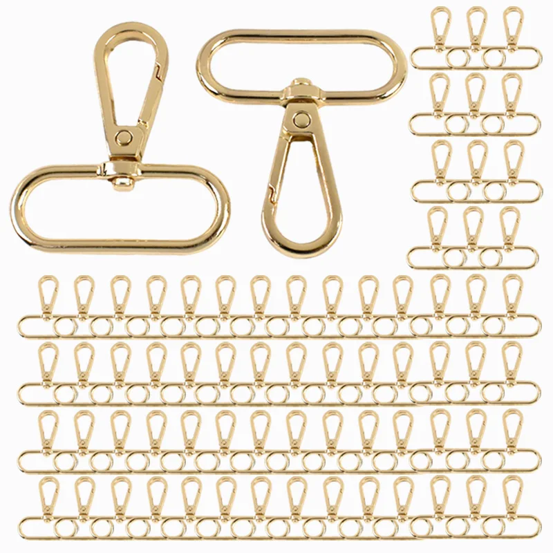 

10/20Pcs 20/25/32/38mm Metal Buckles Bag Strap Lobster Clasp Swivel Trigger Snap Hook Carabiner KeyChain DIY Bags Accessories