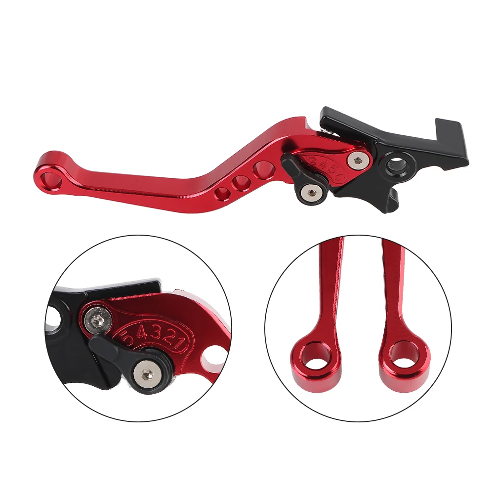 Bike Adjustable Grip Handle Drum Lever Front And Rear Disc Brakes Modification Accessories Universal Motorcycle Clutch Brake