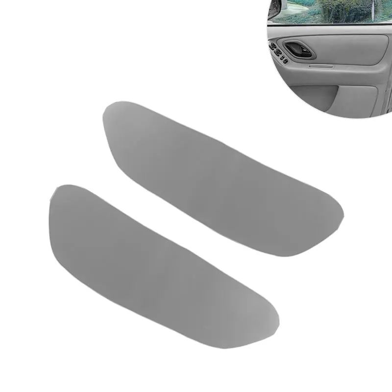 

For Ford Escape 2001 2002 2003 2004 2005 2006 2007 Microfiber Leather Car Interior Front Door Panel Armrest Cover Trim 2pcs Gray