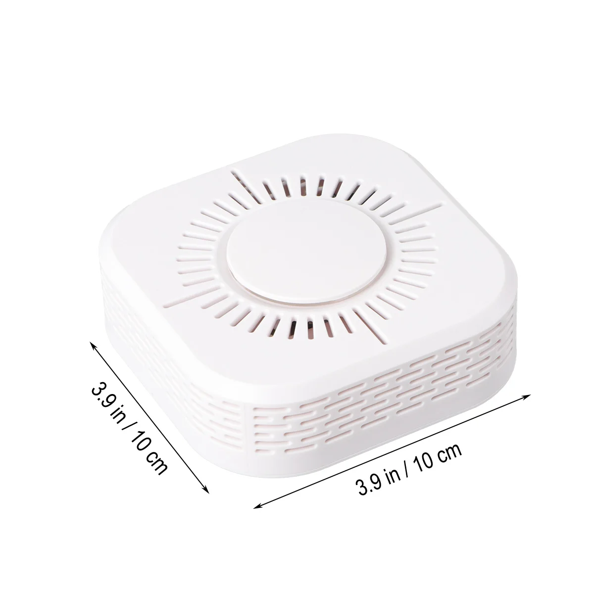

Self-contained Fire Warning and Photoelectric Sensor Powered Smoke White