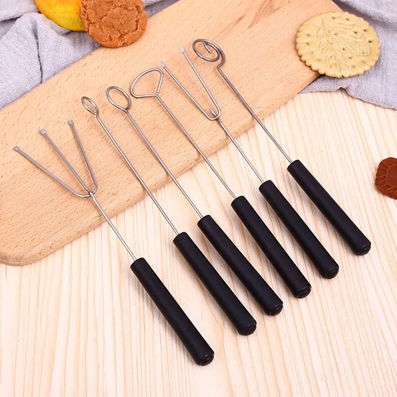 Chocolate Dipping Tool DIY Candy Caker Fruit Fondue Decorating Fork Kit